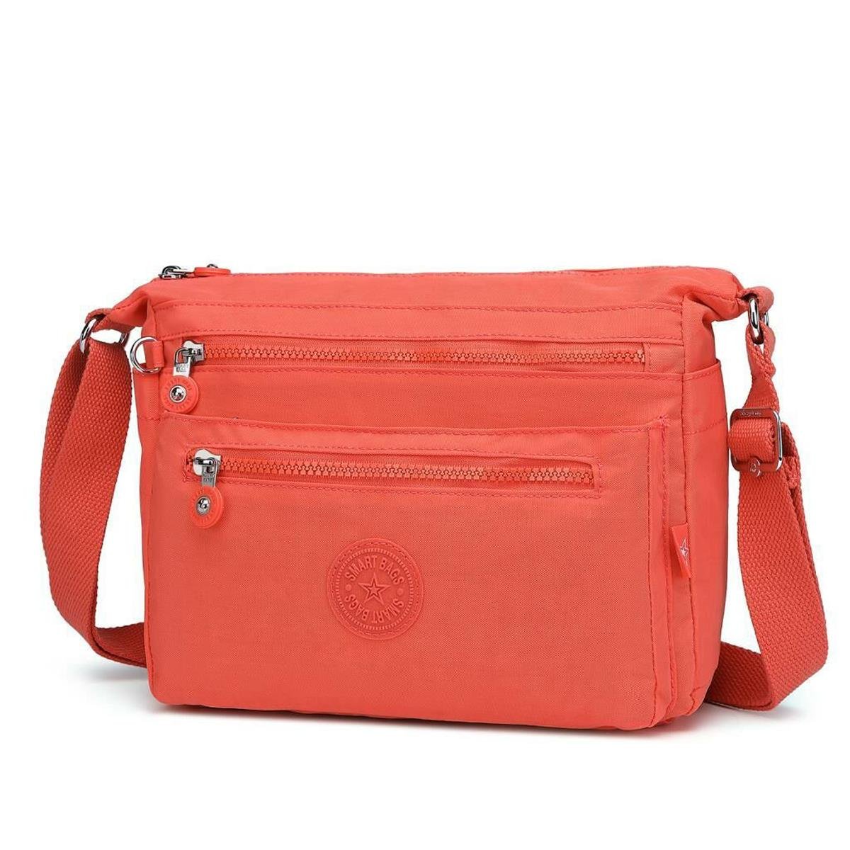 Smart Bags Krinkıl Kumaş Mini Çapraz Çanta BC 1147 - Nar