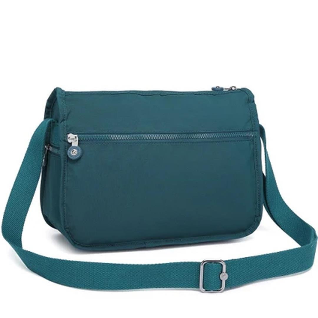 Smart Bags Krinkıl Kumaş Postacı Çantası BC 1128 - Koyu Yeşil