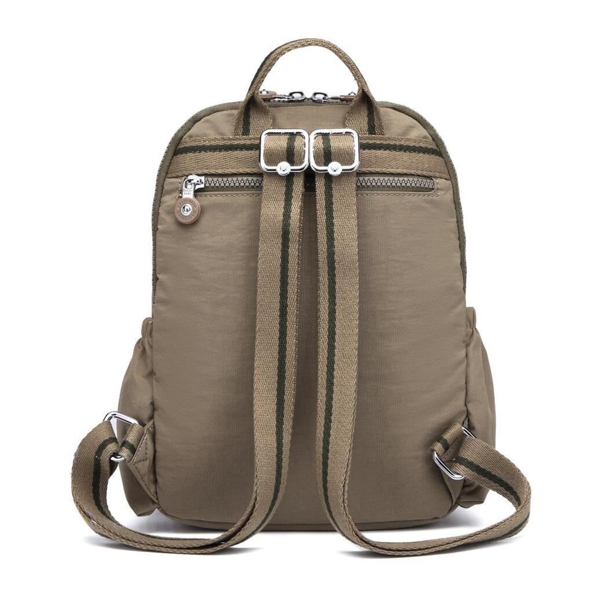 Smart Bags Krinkıl Kumaş Su Geçirmez Kadın Sırt Çantası BC 3168 - Açık Kahve