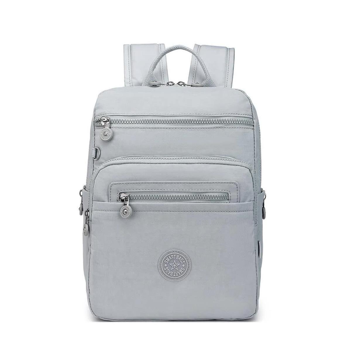 Smart Bags Krinkıl Kumaş Su Geçirmez Sırt Çantası BC 1207 - Açık Gri