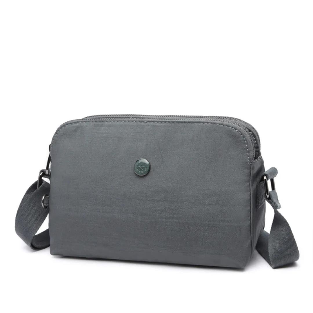 Smart Bags Krinkıl Metalik Kumaş Çapraz Askılı Çanta BC 3002 - Metalik Koyu Yeşil
