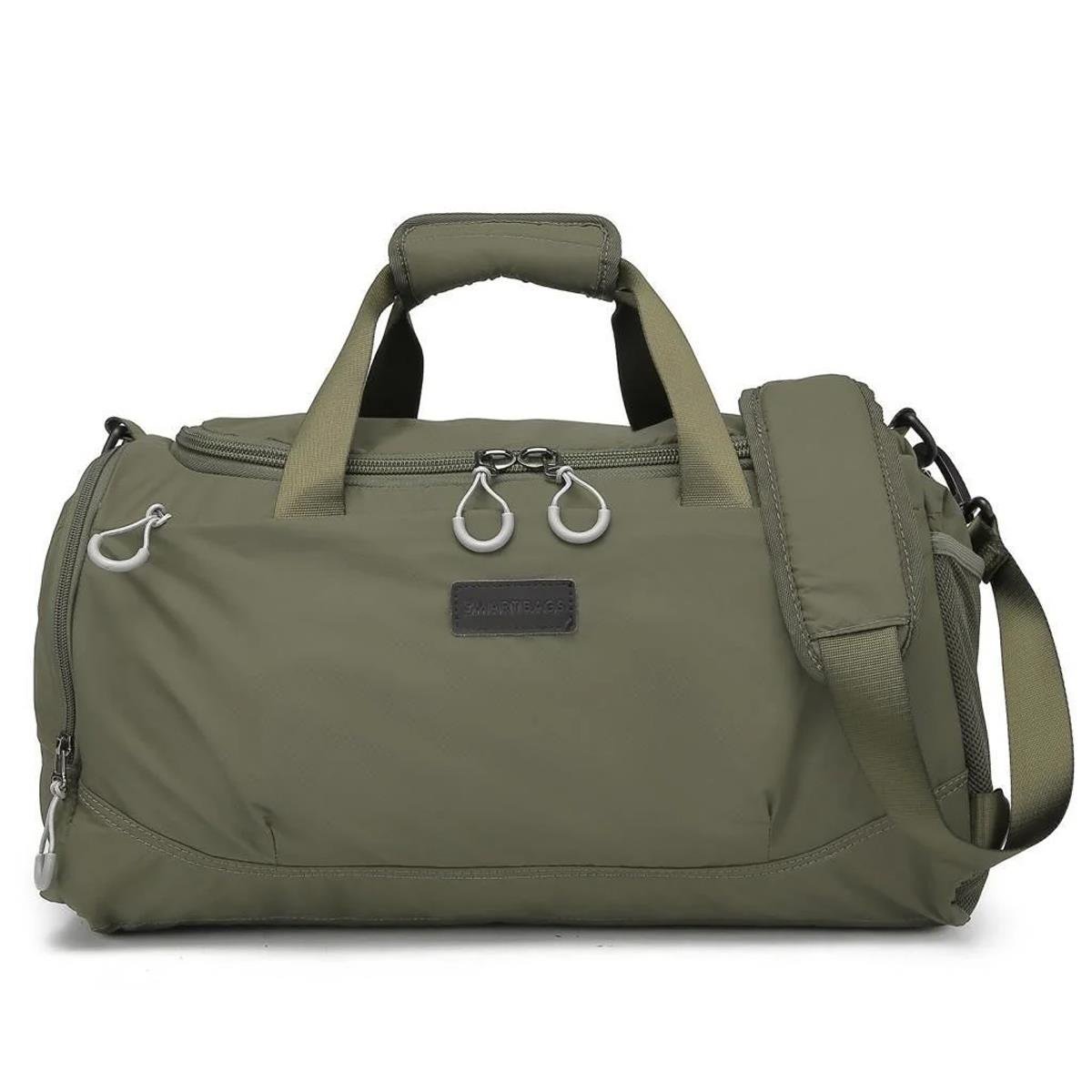 Smart Bags Ultra Hafif Koyu Gri Unisex Seyahat Çantası K21-3201 - Açık Kahve