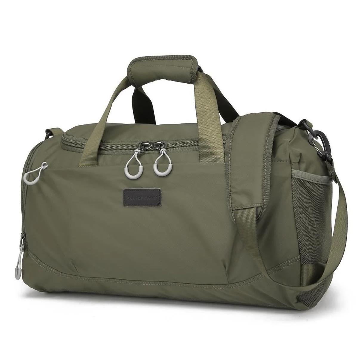 Smart Bags Ultra Hafif Koyu Gri Unisex Seyahat Çantası K21-3201 - Açık Kahve