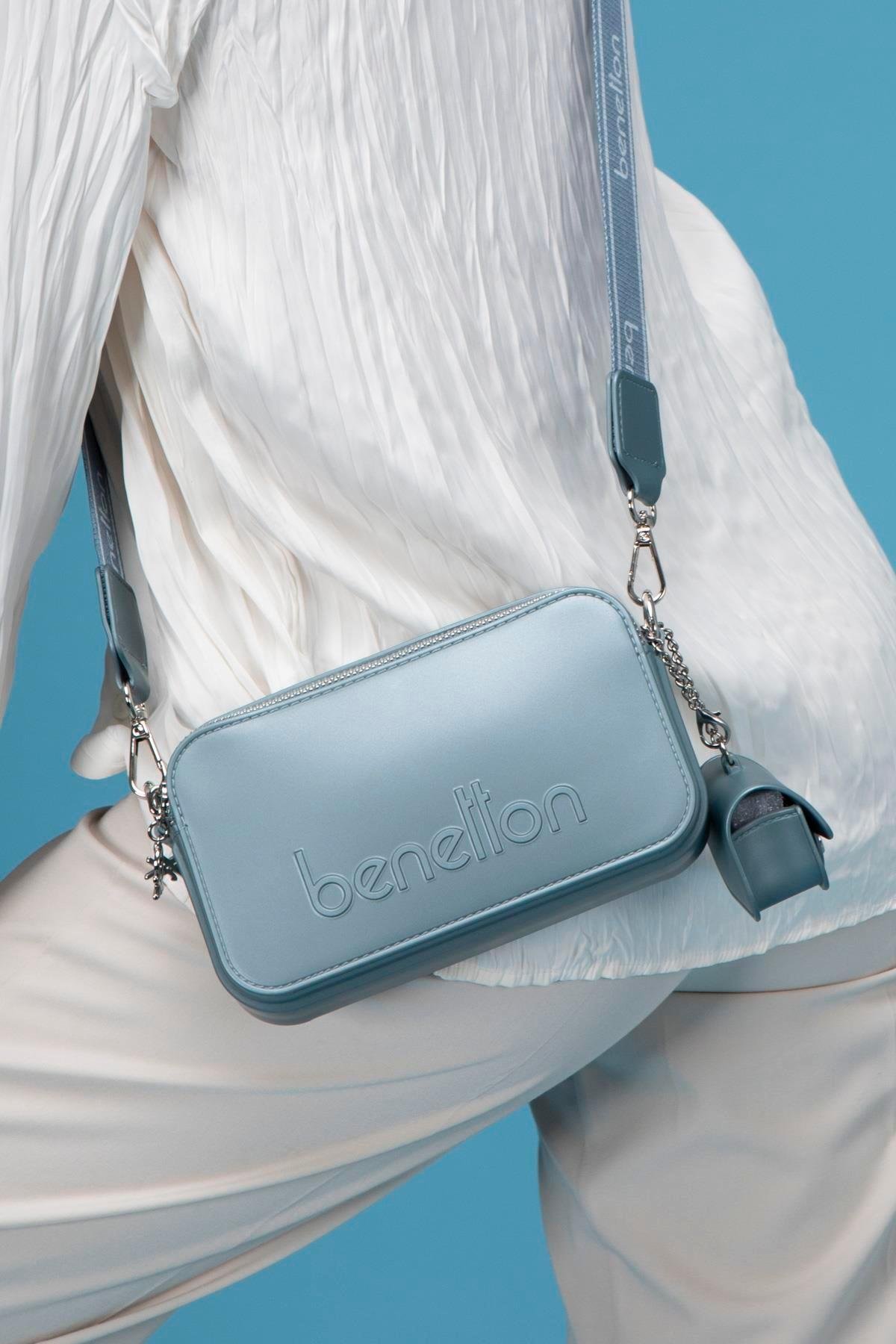 United Colors Of Benetton Kadın Çapraz Çanta BNT 1448 - Mavi