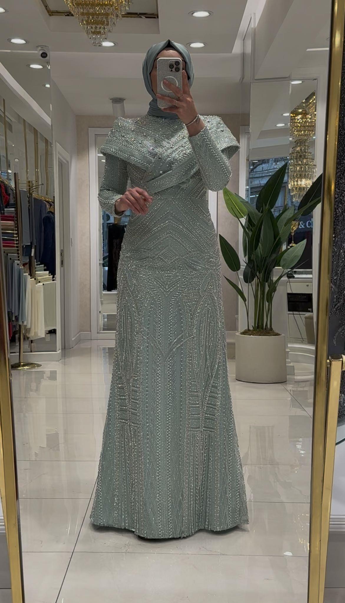 Pınar Şems Alisya Abiye Mint