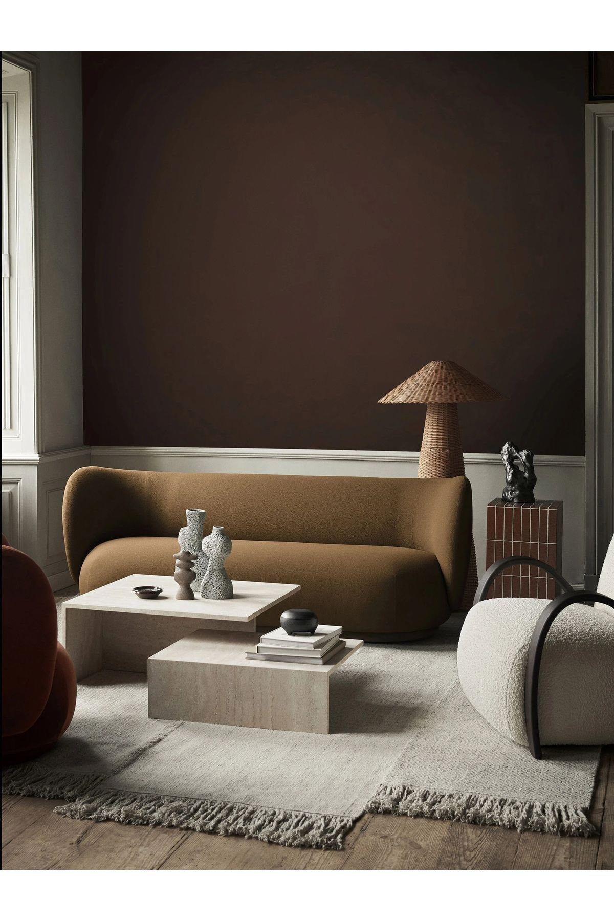 GRANDE - DOĞAL TRAVERTEN ORTA SEHPA | 2 PARÇA MODERN SEHPA | TRAVERTEN MERMER SEHPA |COFFEE TABLE|