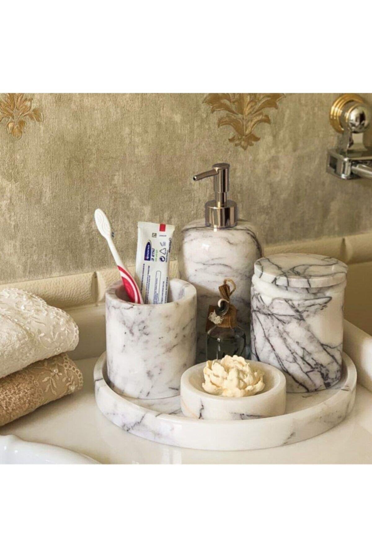 Mila-leylak Mermer Banyo Seti 5li