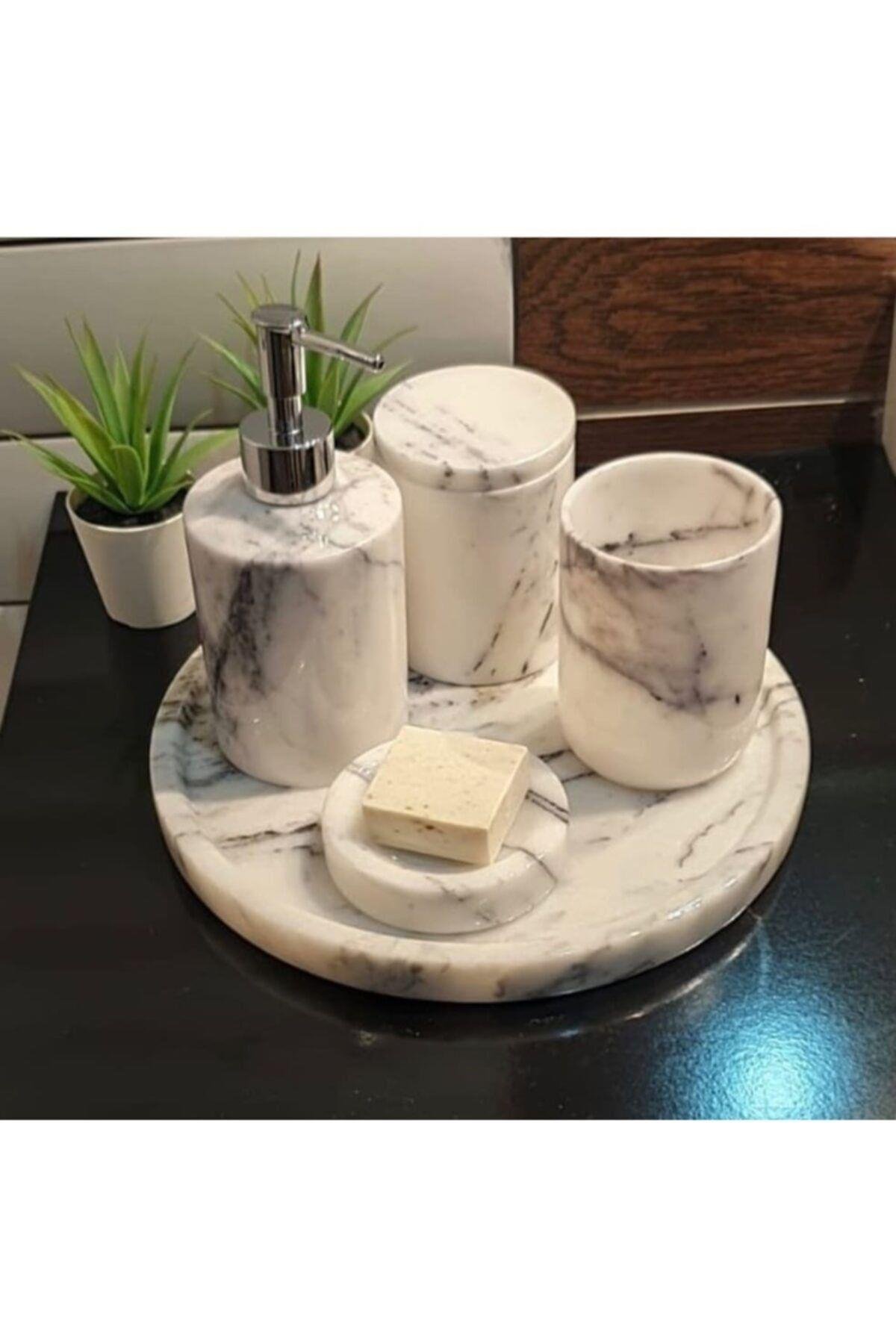 Mila-leylak Mermer Banyo Seti 5li