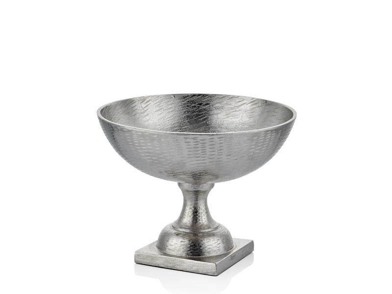 BOWL GUMUS AYAKLI BUYUK SAKSI 25X25X20 CM