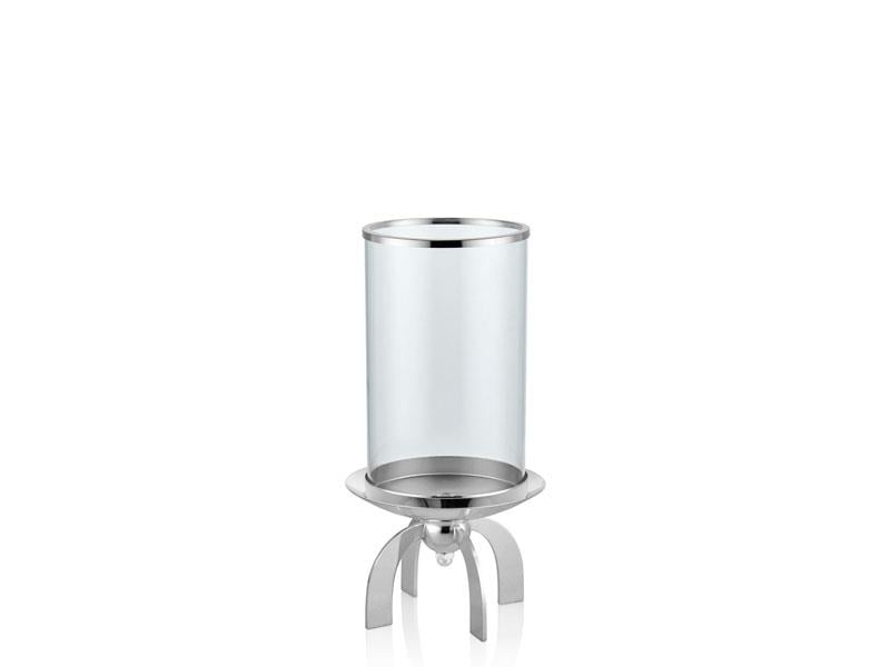 CURVED LEG KUCUK HURRICANE SILVER 15X15X30 CM