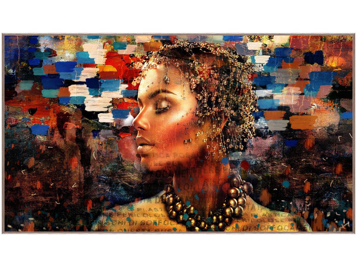GOLDEN WOMAN CAM TABLO 140X80 CM