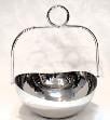 HANDHOLD POLISH STEEL BOWL 28X25X32 CM