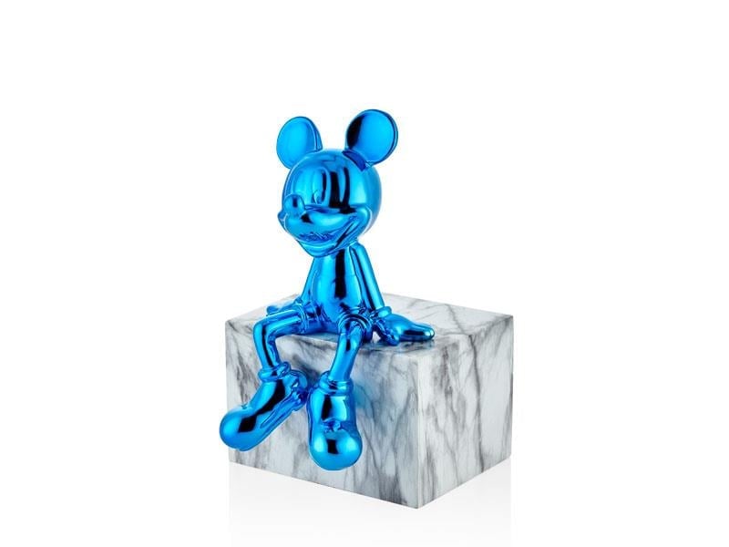 MICKEY MOUSE SITTING BLUE DEKOR 20X20X32 CM