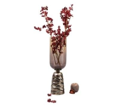 WRAP COLLECTION ANTIQUE BRASS LARGE VASE 14,5X46,5 CM
