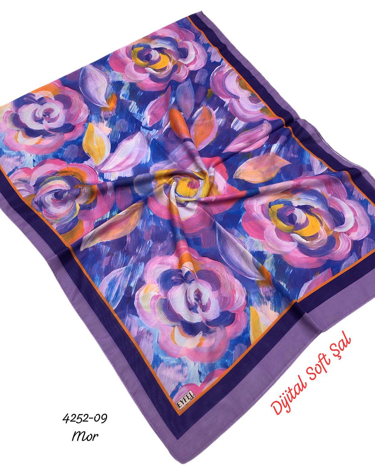 4252 Dijital Soft Şal