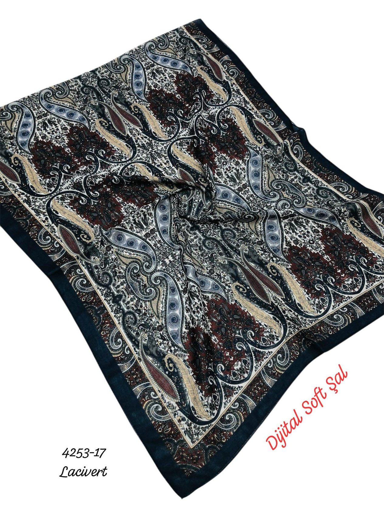 4253 Dijital Soft Şal
