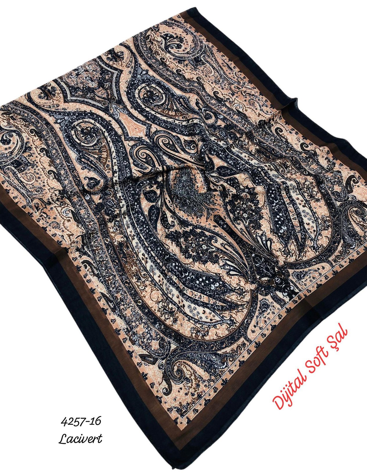 4257 Dijital Soft Şal