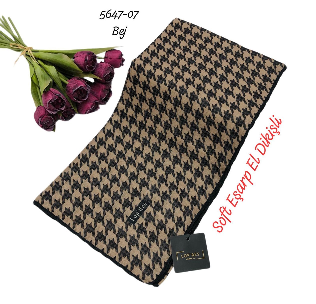 5647 Lop'Res Soft Eşarp