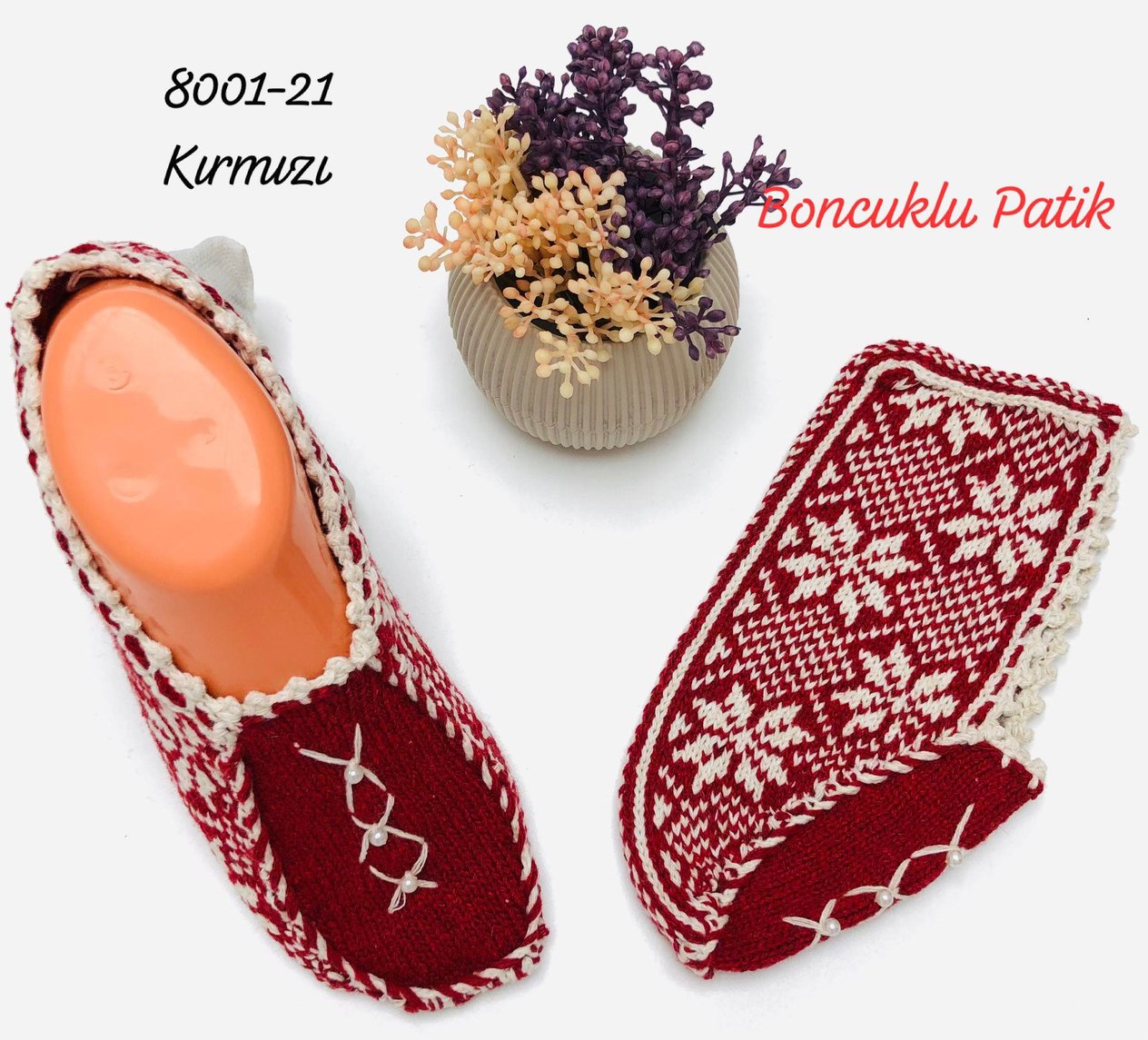 8001 Boncuklu Patik