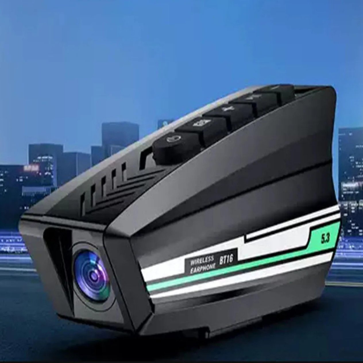 BT 16 Motosiklet Kask Bluetooth Kulaklık Ve 1080P Hd Kamera