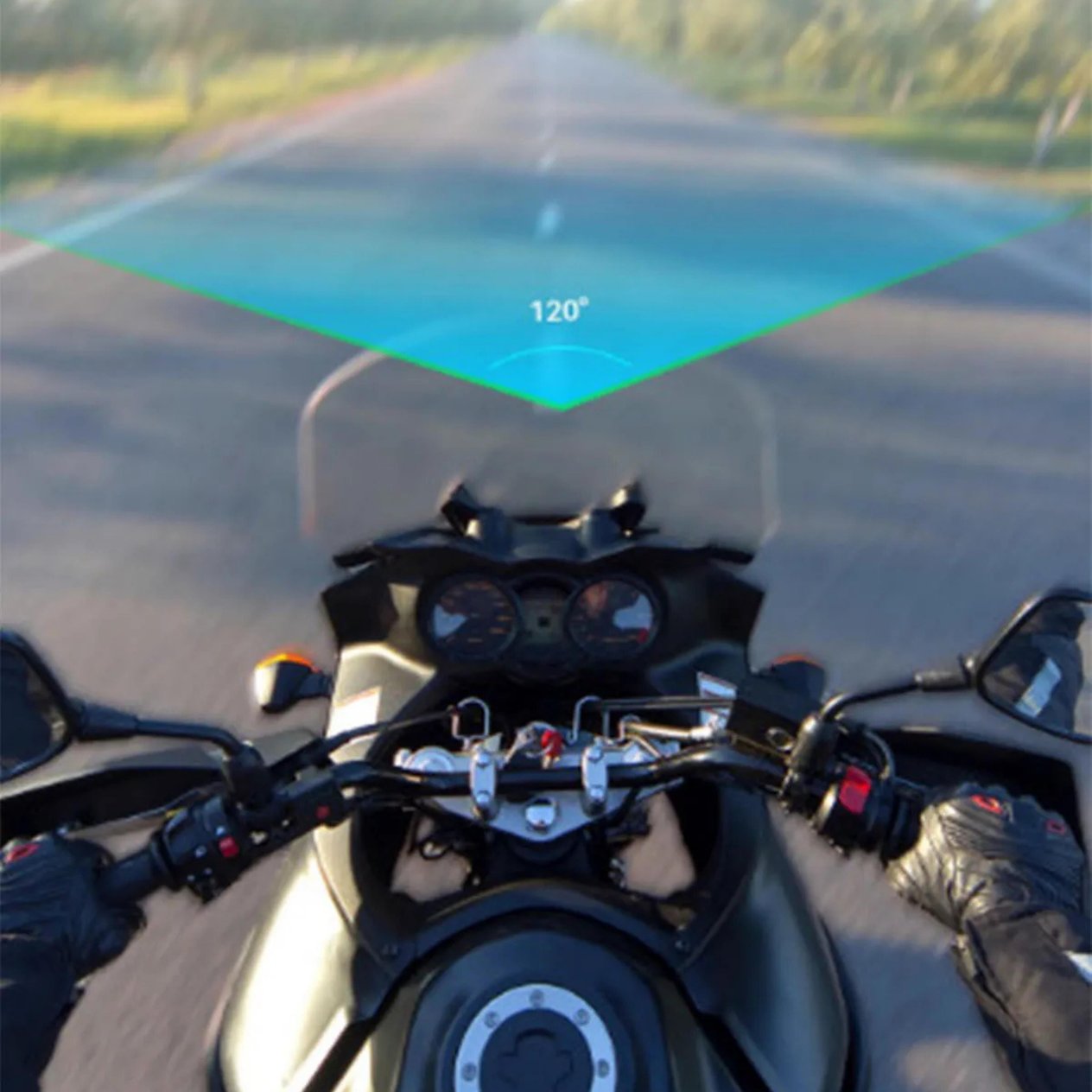 BT 16 Motosiklet Kask Bluetooth Kulaklık Ve 1080P Hd Kamera