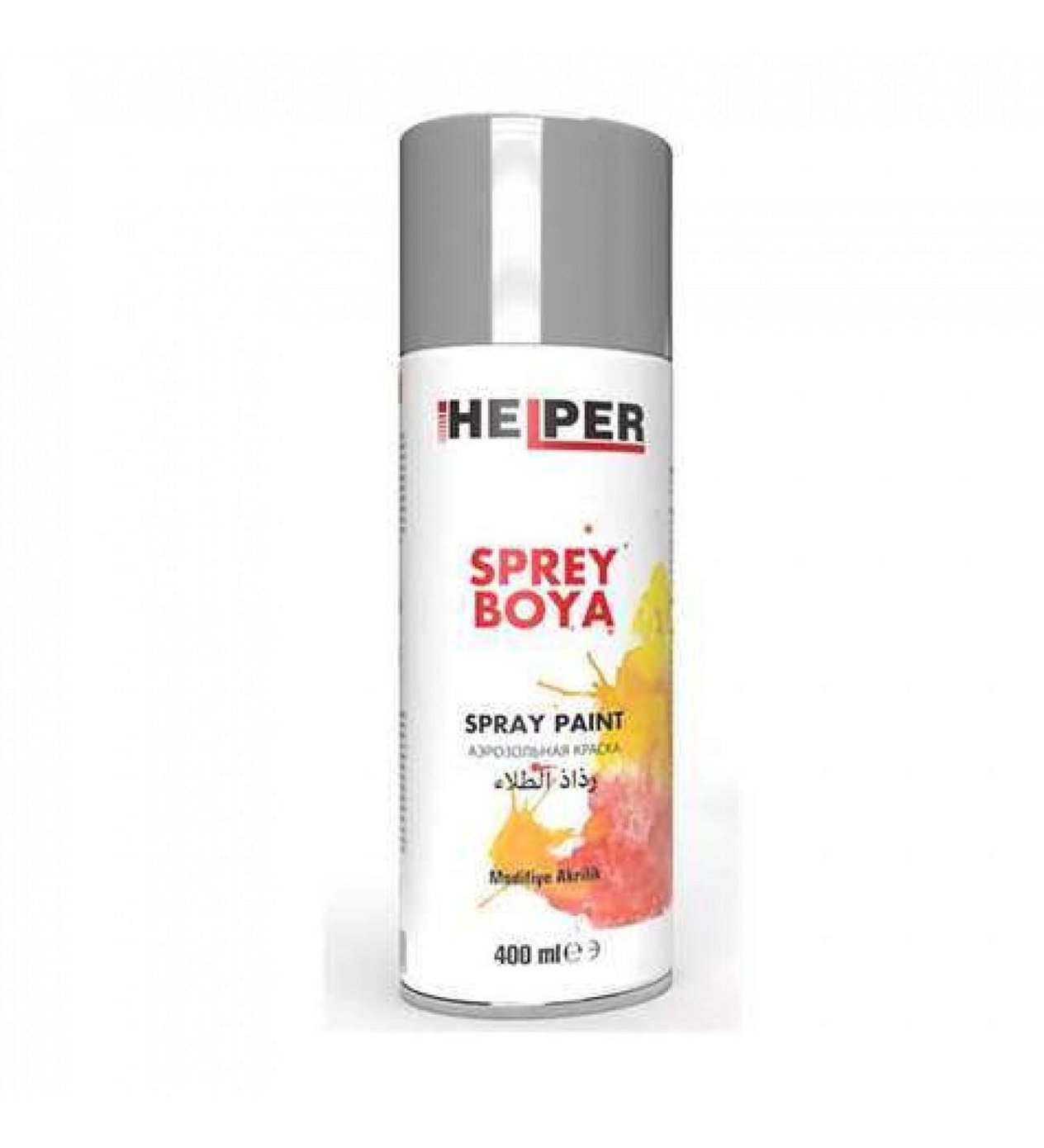 HELPER 9006 METALİK GRİ SPREY BOYA 400 ML