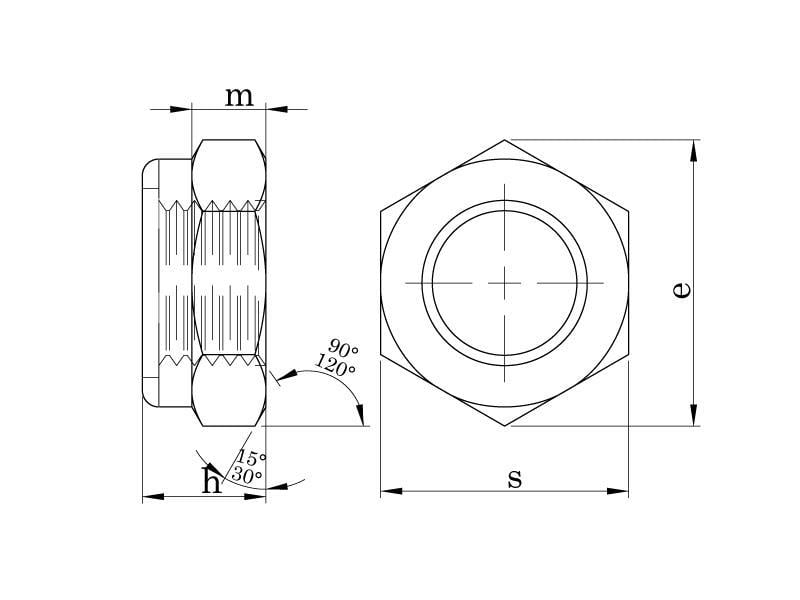 M10 Fiberli Somun DIN 985