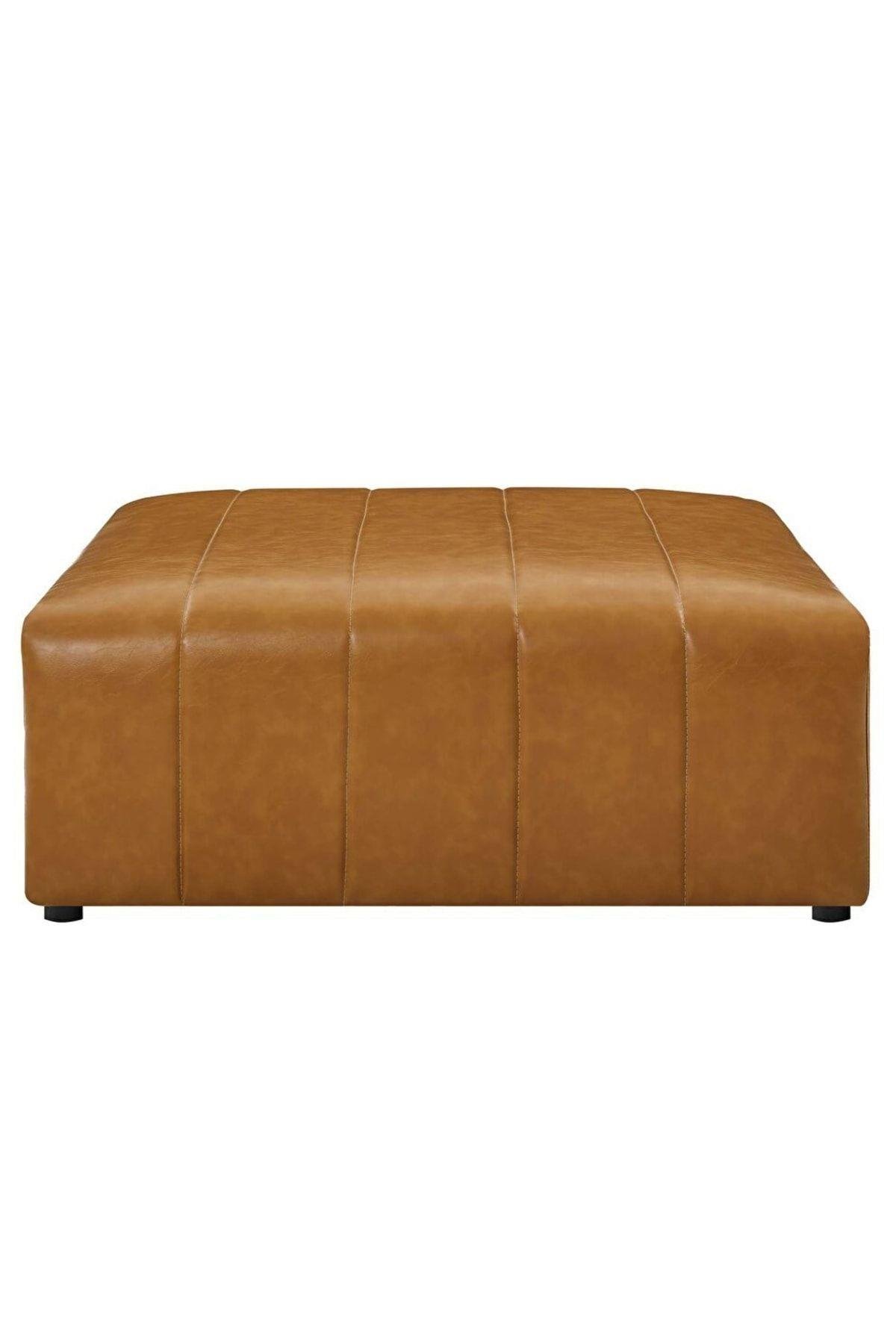 Puf & BenchLüx Suni Deri Kare Puf Taba 60*60cm
