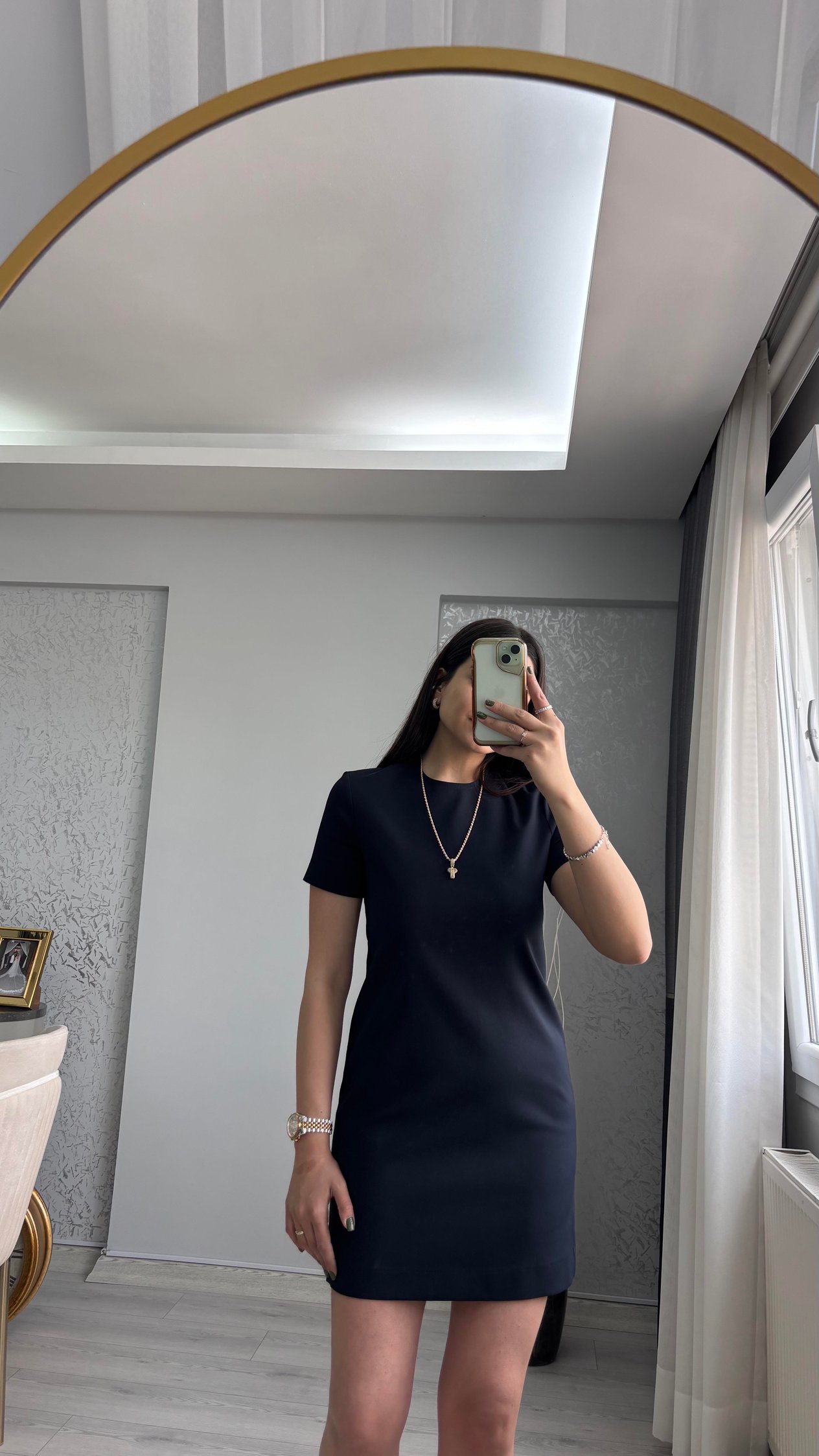 DLVN LACİVERT ELBİSE 