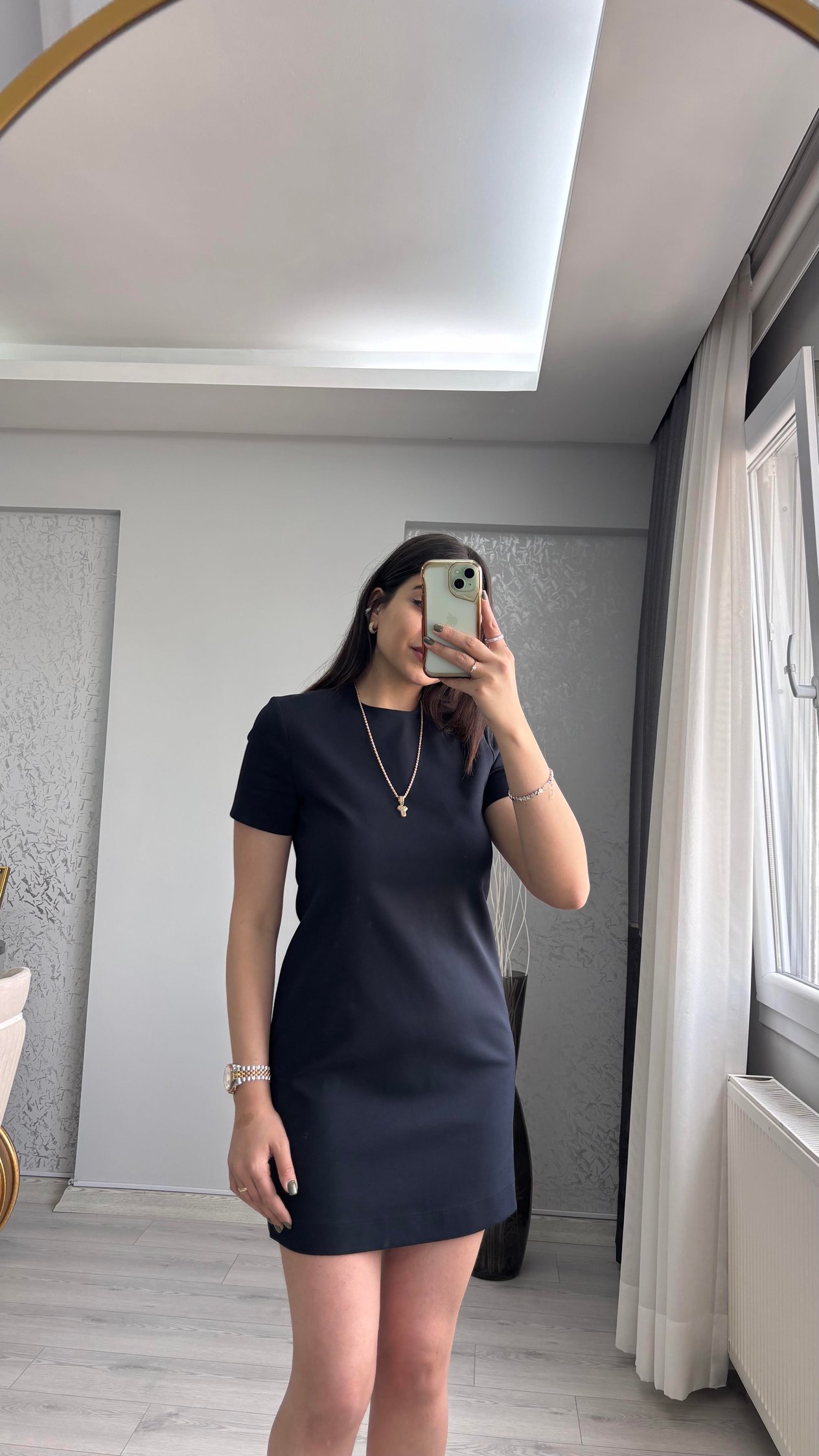 DLVN LACİVERT ELBİSE 