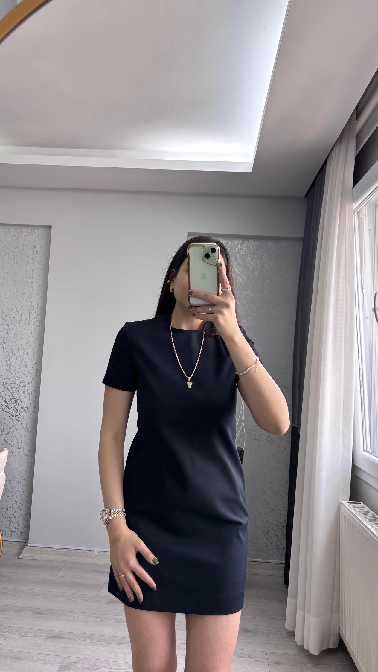 DLVN LACİVERT ELBİSE 