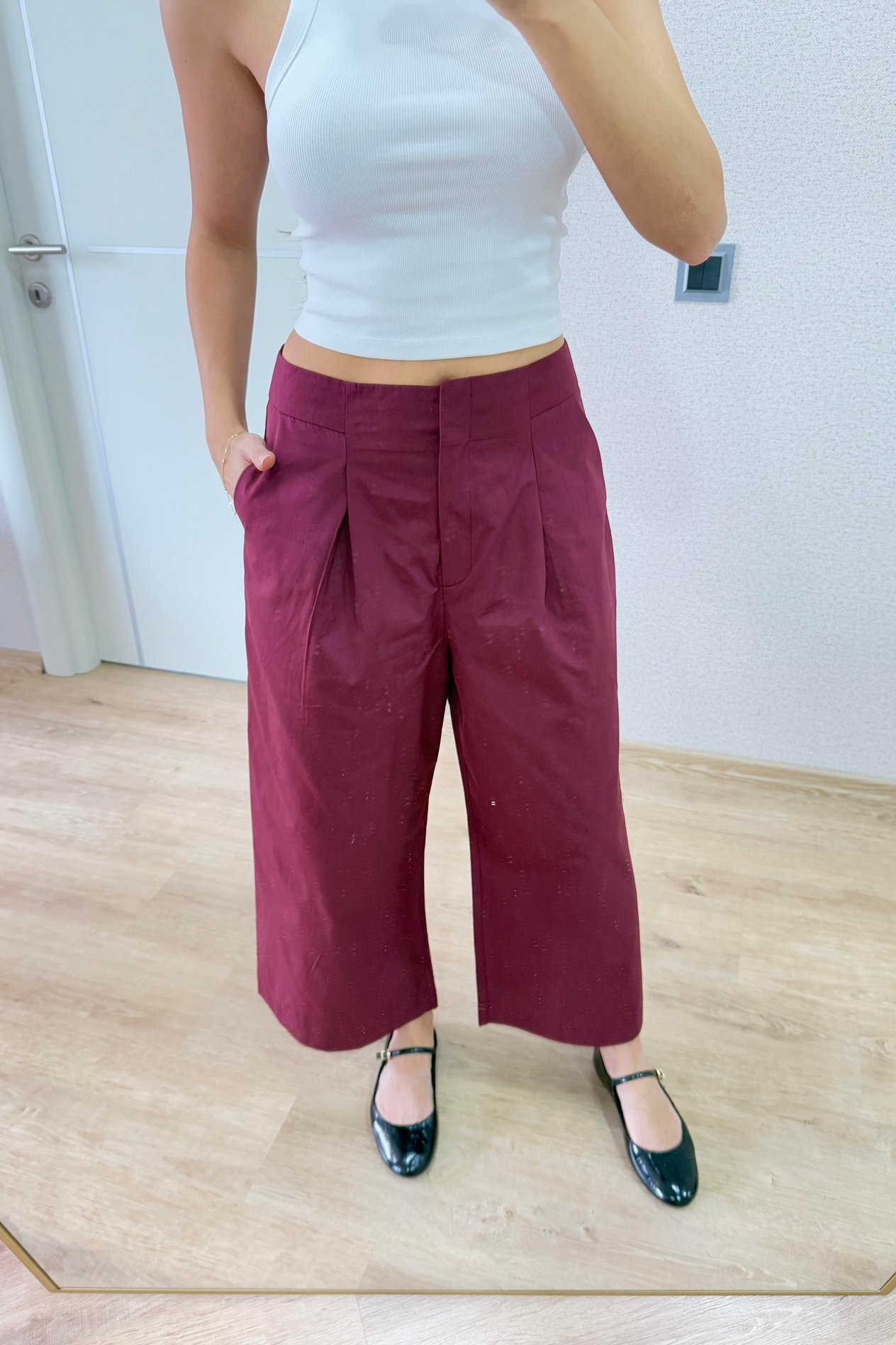 PREMİUM İSPANYOL PAÇA PANTOLON BORDO