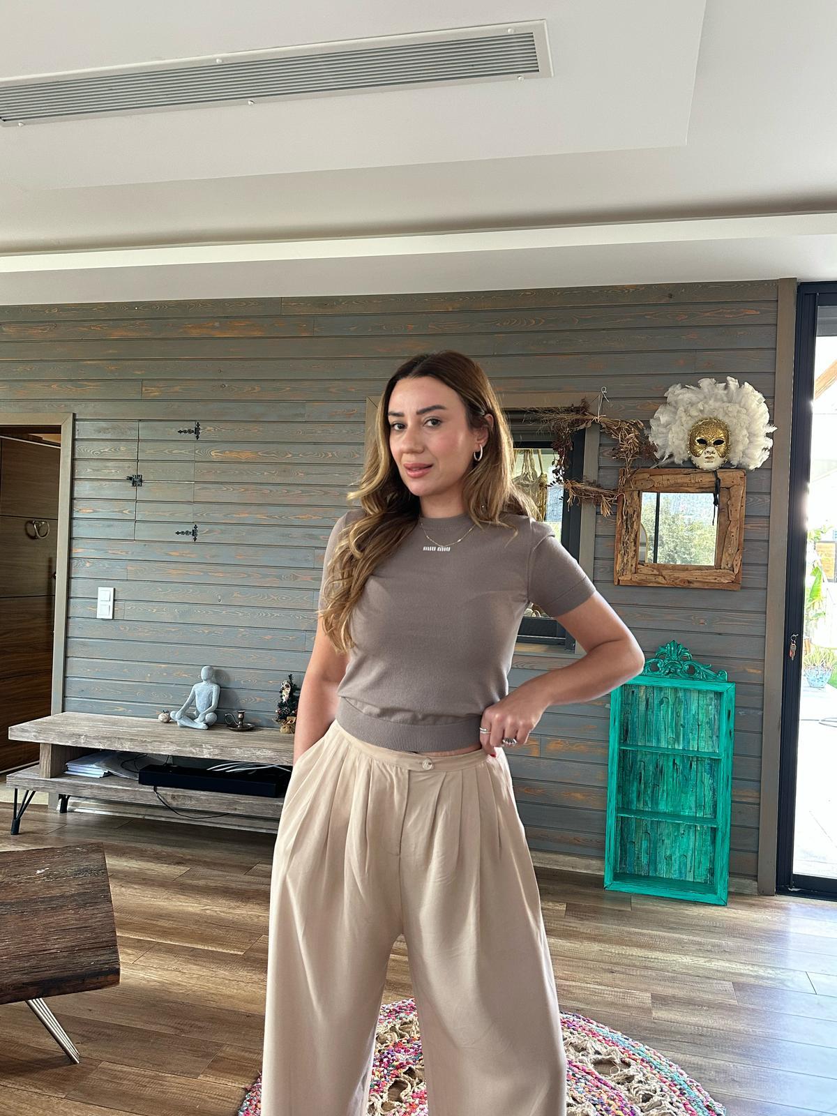 Dijital Baskılı Triko T-Shirt