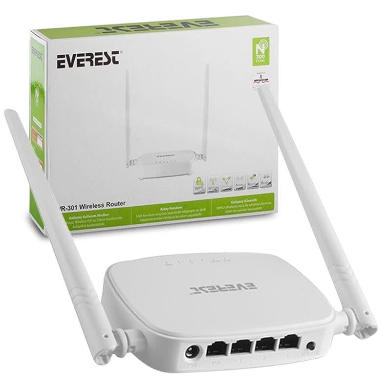EVEREST EWR-301 300 MBPS ACCESS POINT+REPEATER+ KABLOSUZ ROUTER (4767)