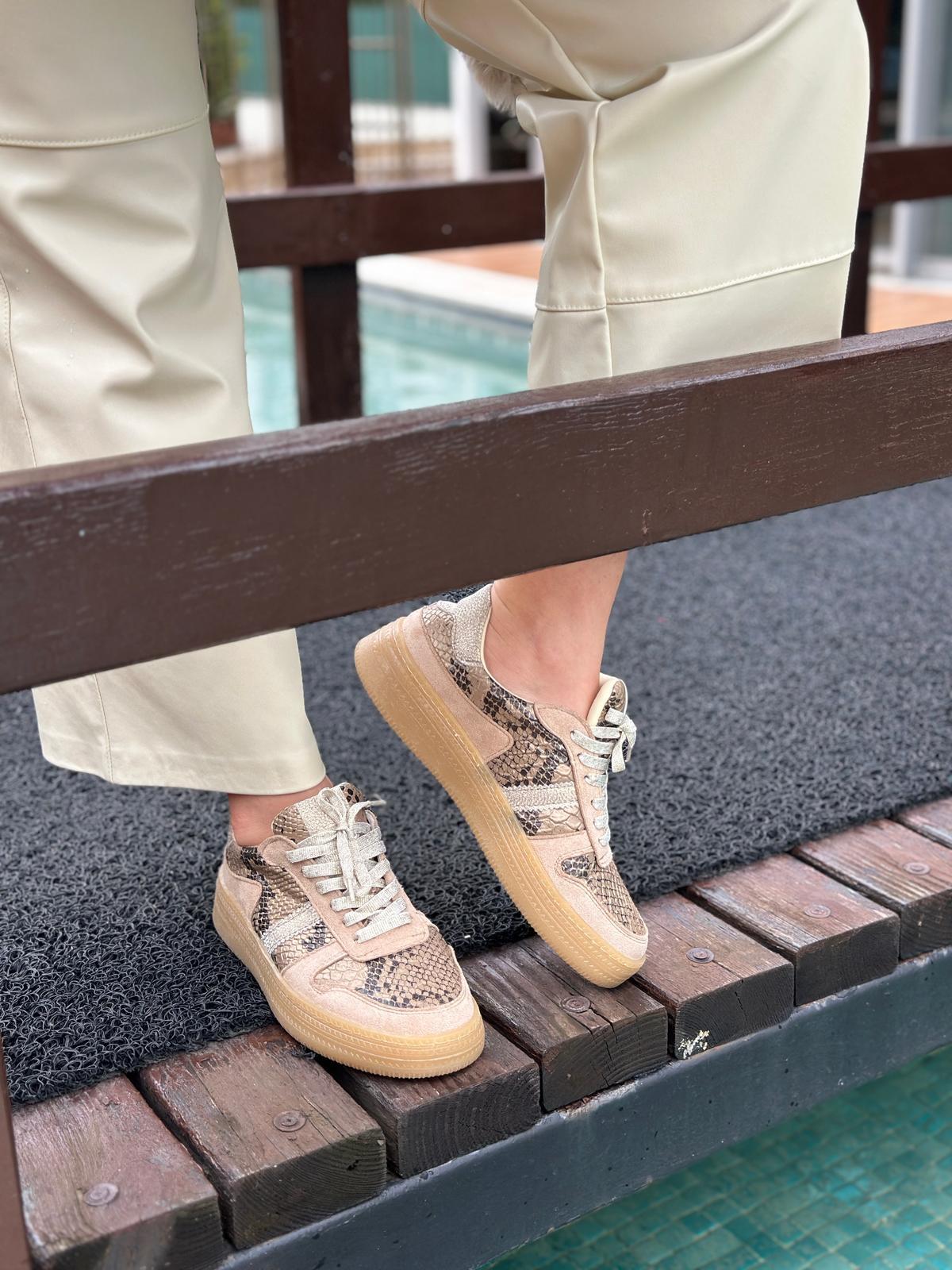 Gold Bej Sneaker