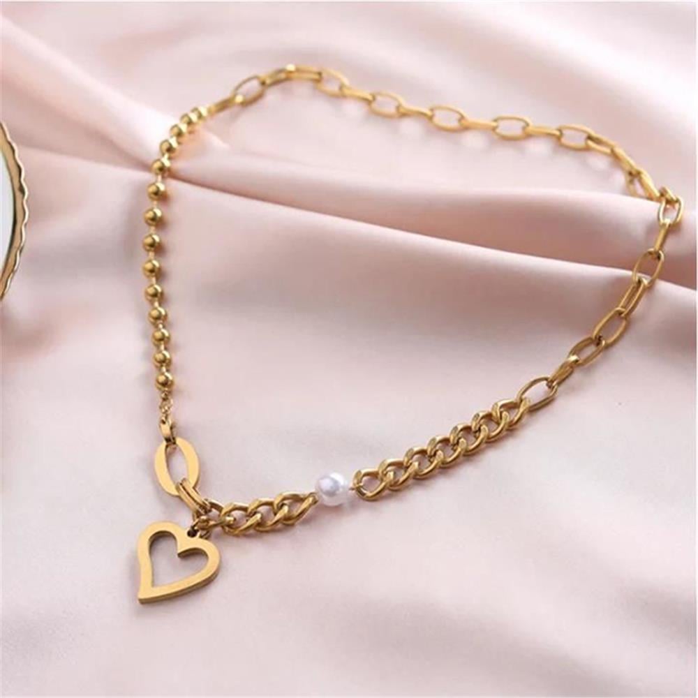 Çelik Gold Kolye 45Cm