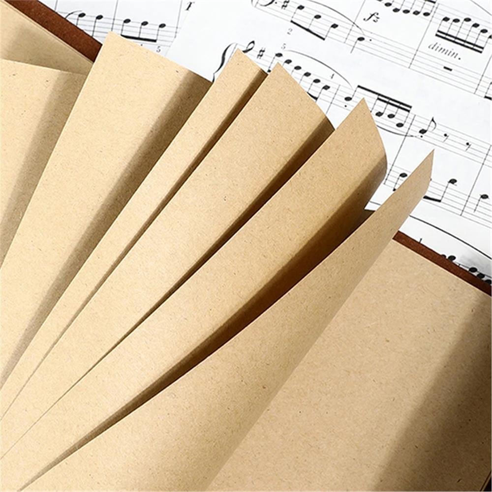 Retro Deri Defter Pusula Tasarımlı Büyük Boy Kahverengi