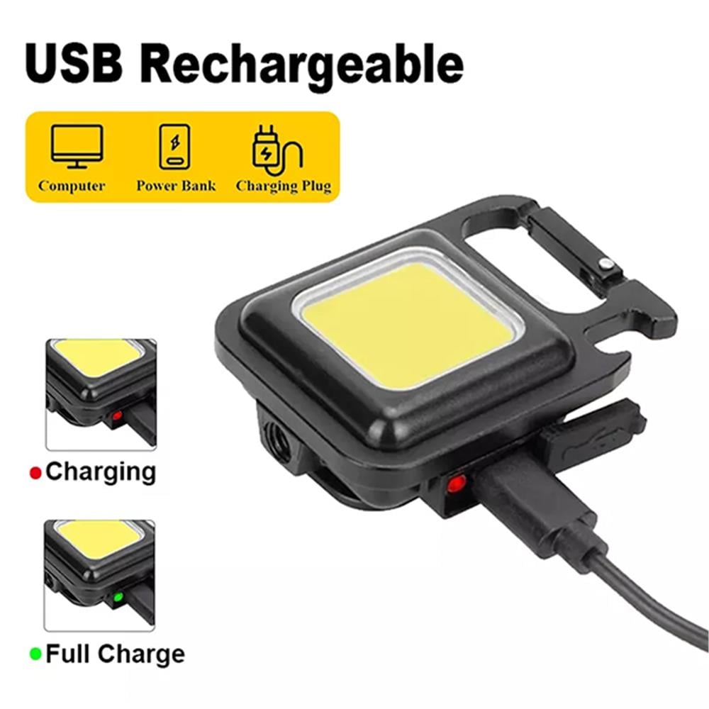 Usb Kablolu Şarj Edilebilir Mini Fener Su Geçirmez Kamp Lambası