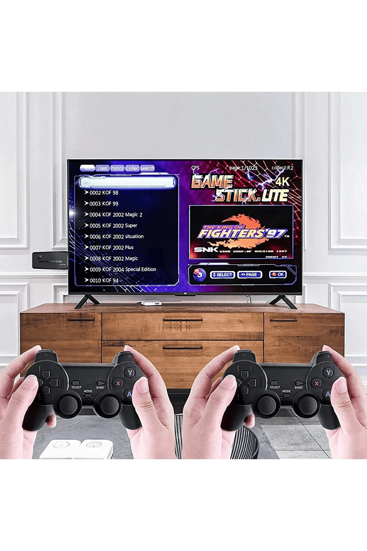 2.4g Kablosuz Çift Kol Retro Oyunlar 4k Game Stick 3500 Oyun