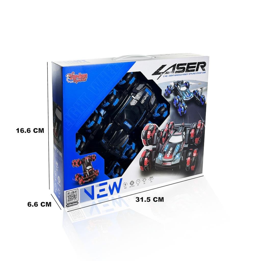 Vardem Uzaktan Kumandalı Full Fonksiyon 2.4Ghz 8 Teker Drift Atan Akrobat Araba