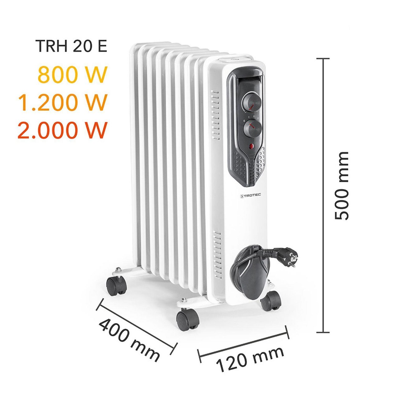 Yağlı Radyatör TRH 20 E