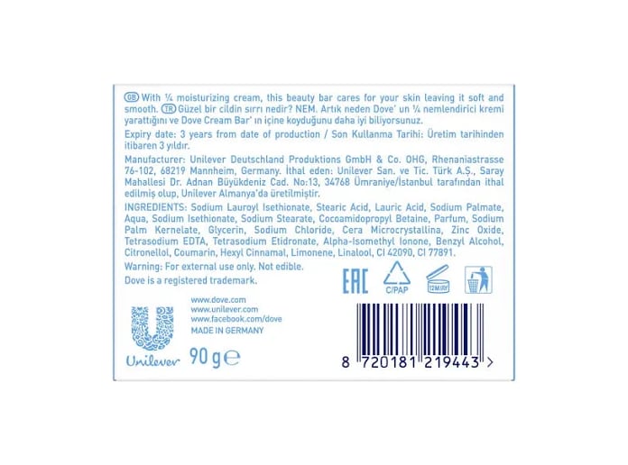 Cream Bar Gentle Exfoliatin Güzellik Sabunu