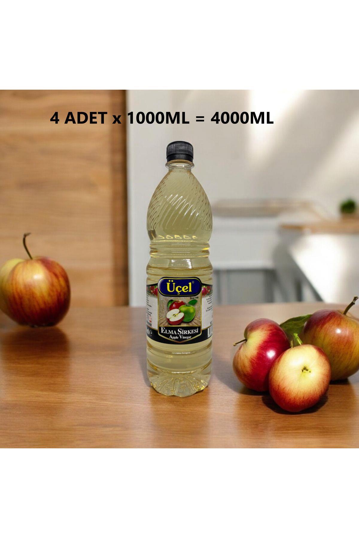 Elma Sirkesi 1000ml (4 ADET X 1000ML = 4000ML)