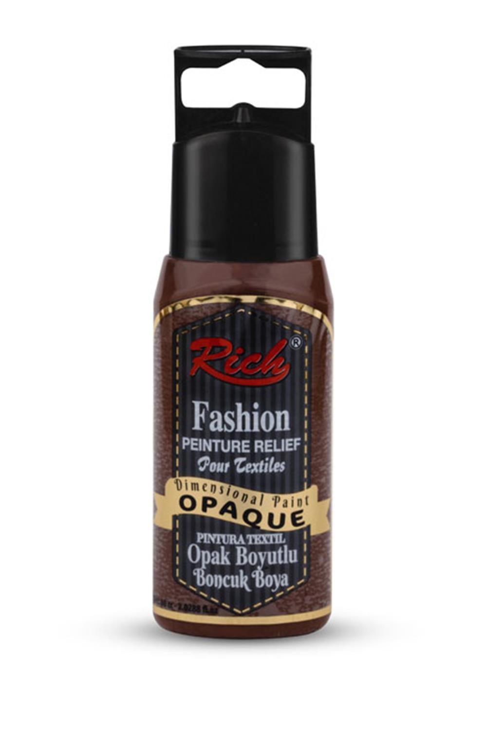BOYUTLU BONCUK BOYA OPAK - KAHVERENGİ 060ml