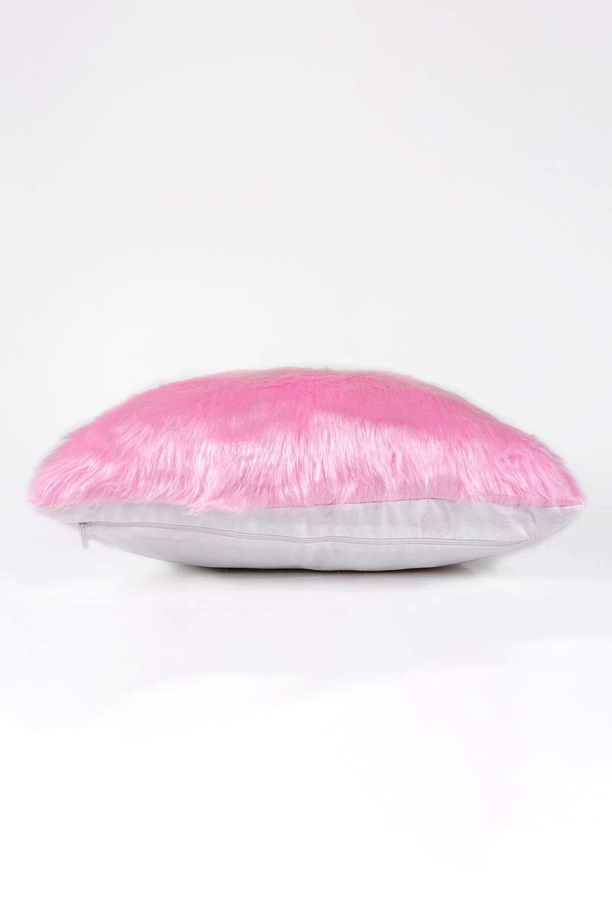 Peluş Kırlent Kılıfı - PEMBE