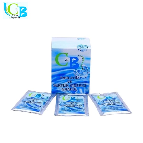 C&B CB Toz Parlatıcı Ve Sertlik Giderici 750 gr (25 L Sıvı Ürüne Eş Değer)Havuz KimyasallarıC&BCBK003
