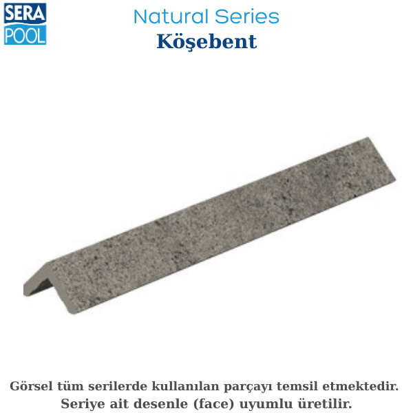 Piazza Green Köşebent 4x4x33 cmTeras KaplamaSerapoolPG33DK