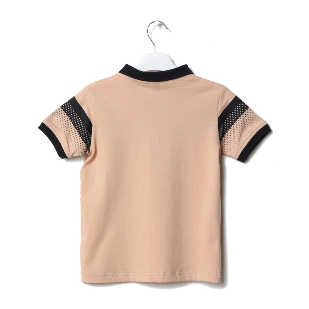 123306Erkek Çocuk Baskılı Pike T-Shirt 1-5 Yaş