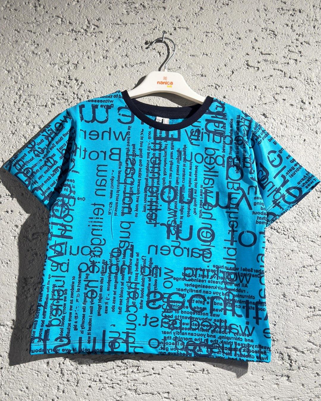 125337Erkek Çocuk Baskılı T-Shirt 6-16 Yaş