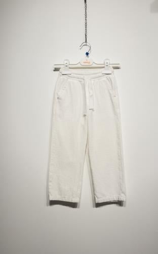 125210Erkek Çocuk Beli Lastikli Cotton Pantolon 1-5 Yaş